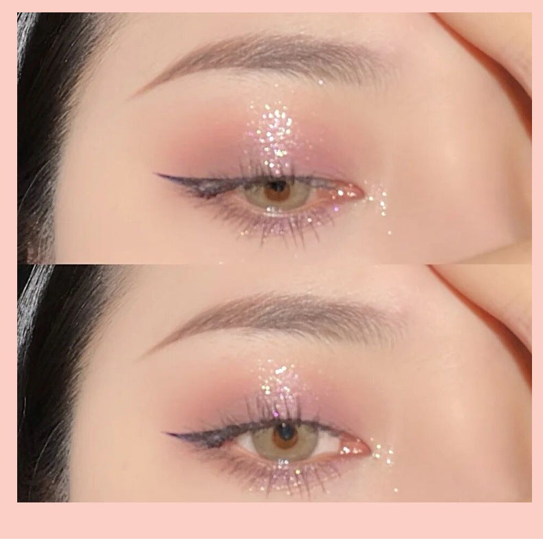 Helen Beauty Nine-Color Eye Shadow Plate Matte Shimmer Sequins Thin and Glittering Smoked Eye Shadow Plate Cross-Border Makeup Wholesale Delivery