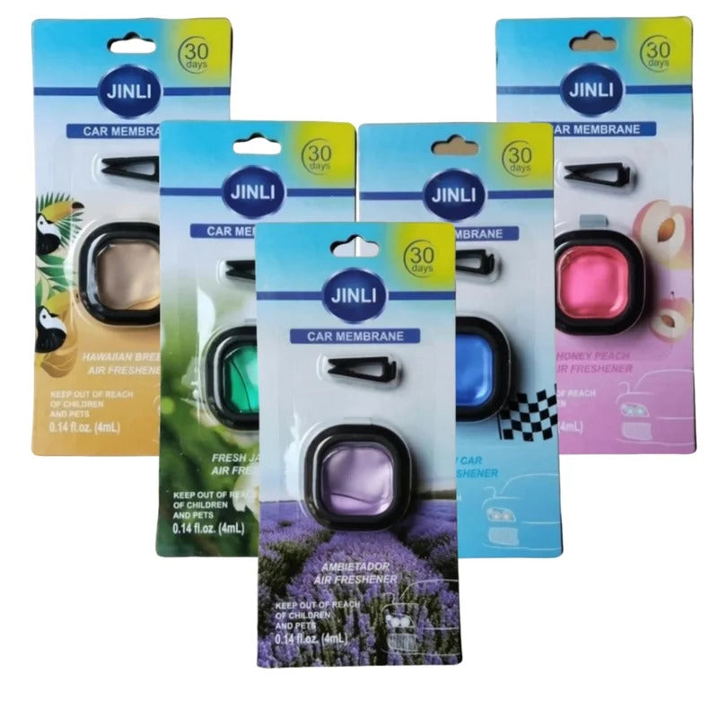 Long-Lasting Car Air Freshener Vent Clip Essential Oil Scented Odor Eliminator 0.14oz Alcohol-Free Fragrance for Fresh Car Smell