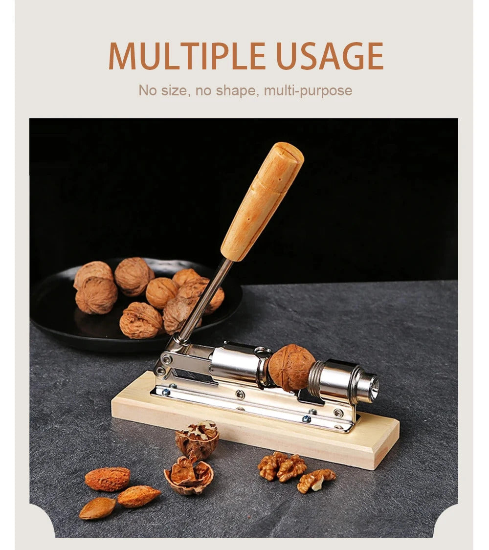 Manual Nut Cracker Stainless Steel Mechanical Sheller Kitchen Tools Pecan Filbert Walnut Nutcracker Fast Opener Nutcracker Clamp