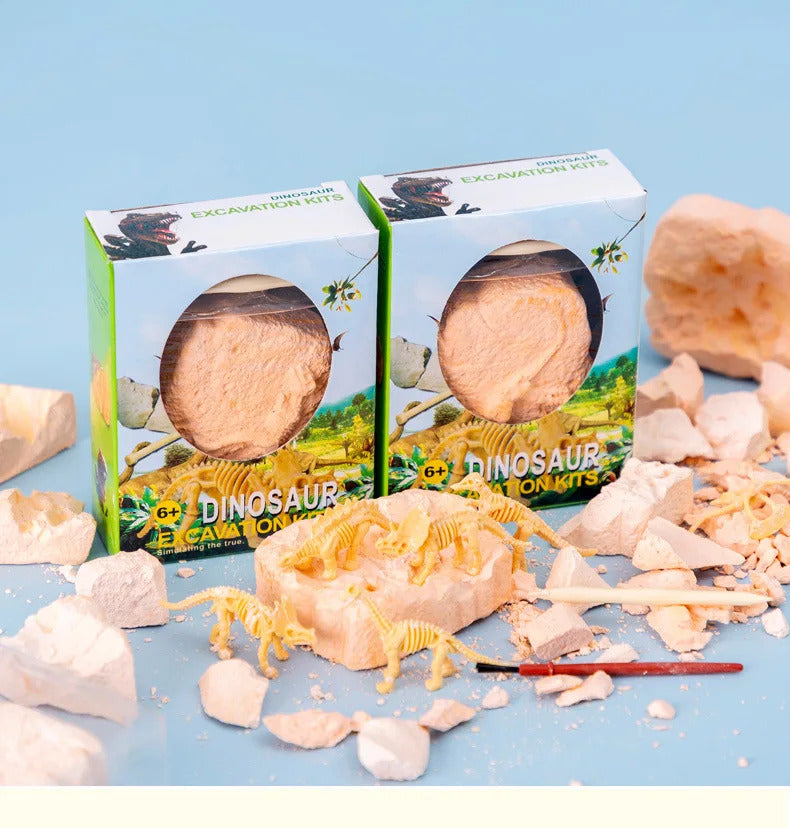 Educational Dinosaur Fossil Excavation Toys Archaeological Dig DIY Assembly Model For Children Boys Girls Birthday Xmas Gifts