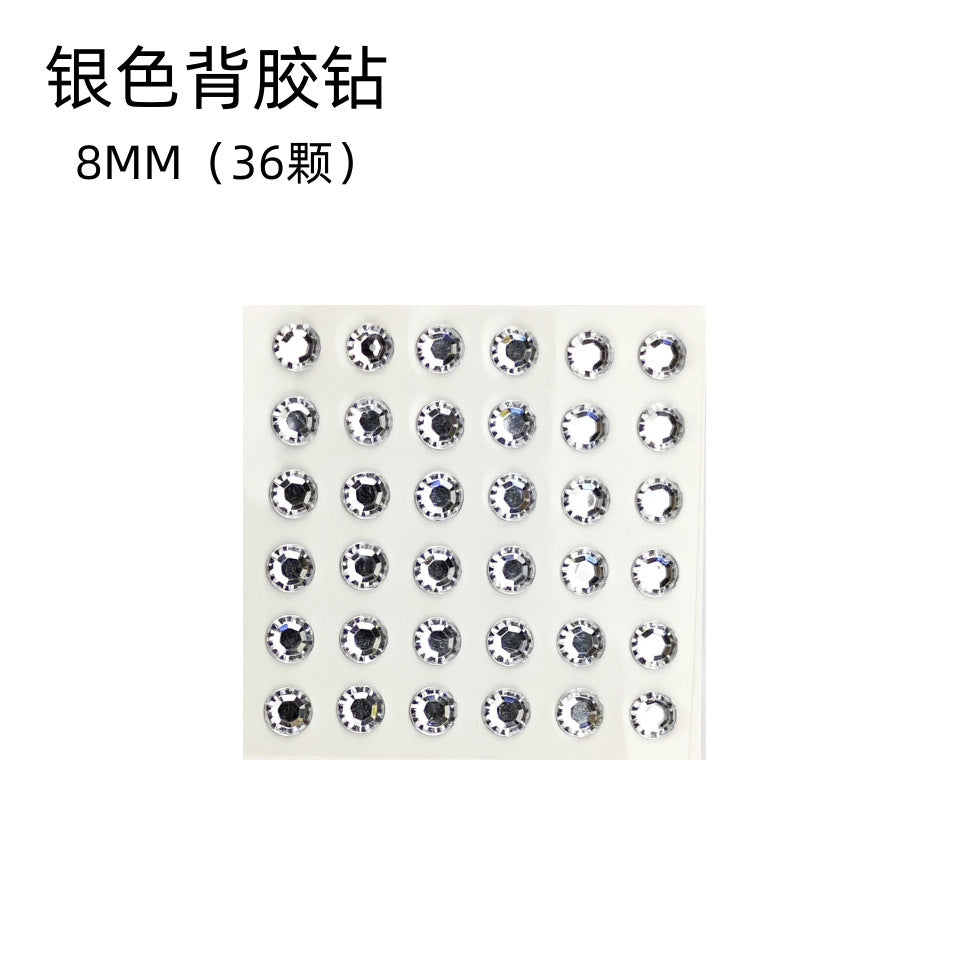 Glitter Gradient Butterfly Wing Tattoo Eye Corner Face Stickers Children's Eye Makeup DIY Stickers Fish Scale Performance Catwalk