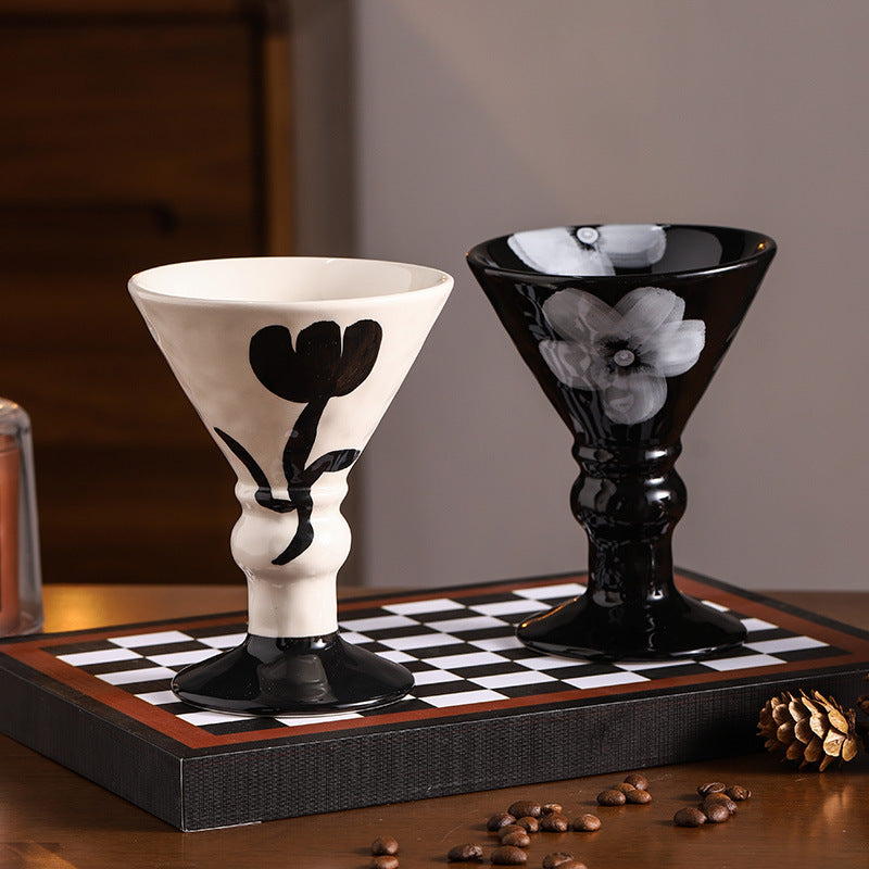 Personalized High-Value Ins Mug Household Water Cup Goblet Ceramic Milk Coffee Cup Couple Breakfast Gift