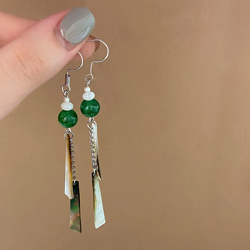 New Chinese Style Butterfly Flower Water Drop Earrings for Women Chinese Style Ancient Style Earrings Retro Cheongsam Hanfu Cool Earrings