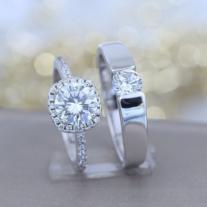 New Opening Wedding Ring Couple's Ring Wedding Diamond Ring Adjustable Wedding Photo Props