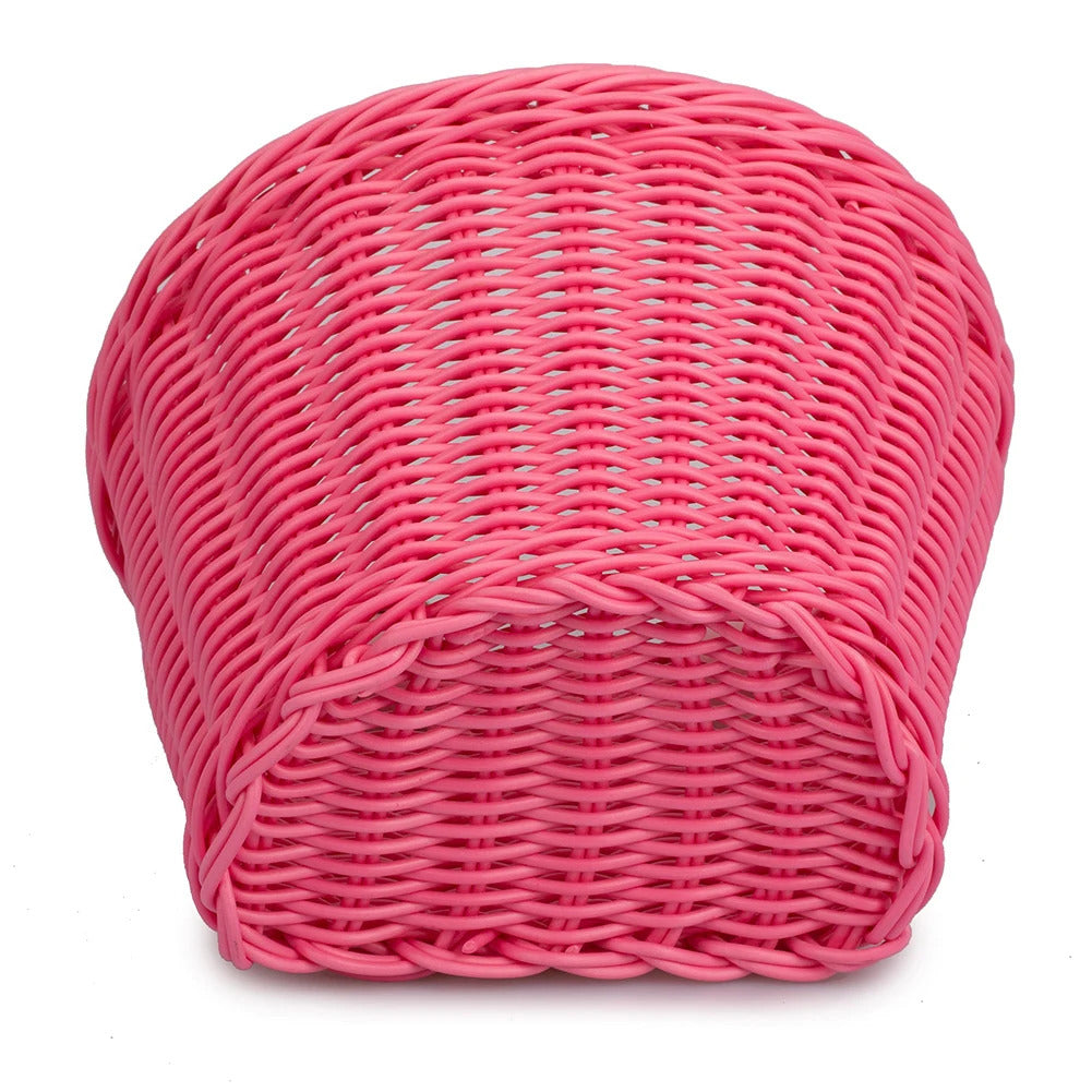 Bicycle Front Basket Adjustable Traditional Bicycle Basket Waterproof Hand Woven Bike Basket Vintage Gift for Colleagues Friends