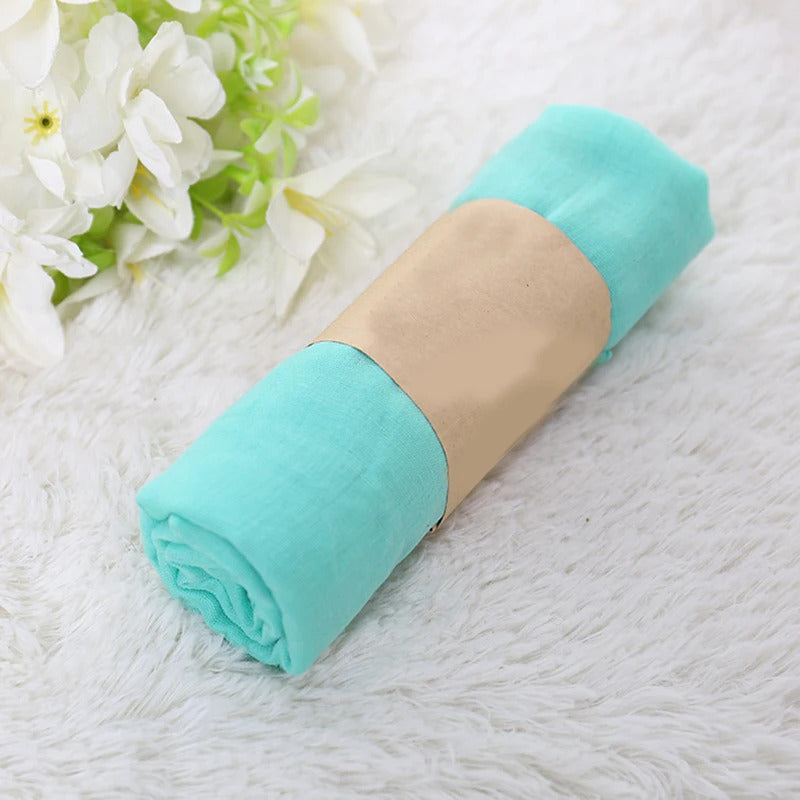 Cotton Linen Scarf Candy Color Anti-sand Neckerchief Women Thin Tippet Long Scarf Soft Scarves Shawls 180x45cm Shawl Headwrap