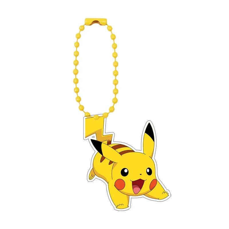 Pokemon Bulbasaur Squirtle Charmander Self-Control Acrylic Cartoon Key Buckle Pendant Anime Classics Game Collection Gift Toys