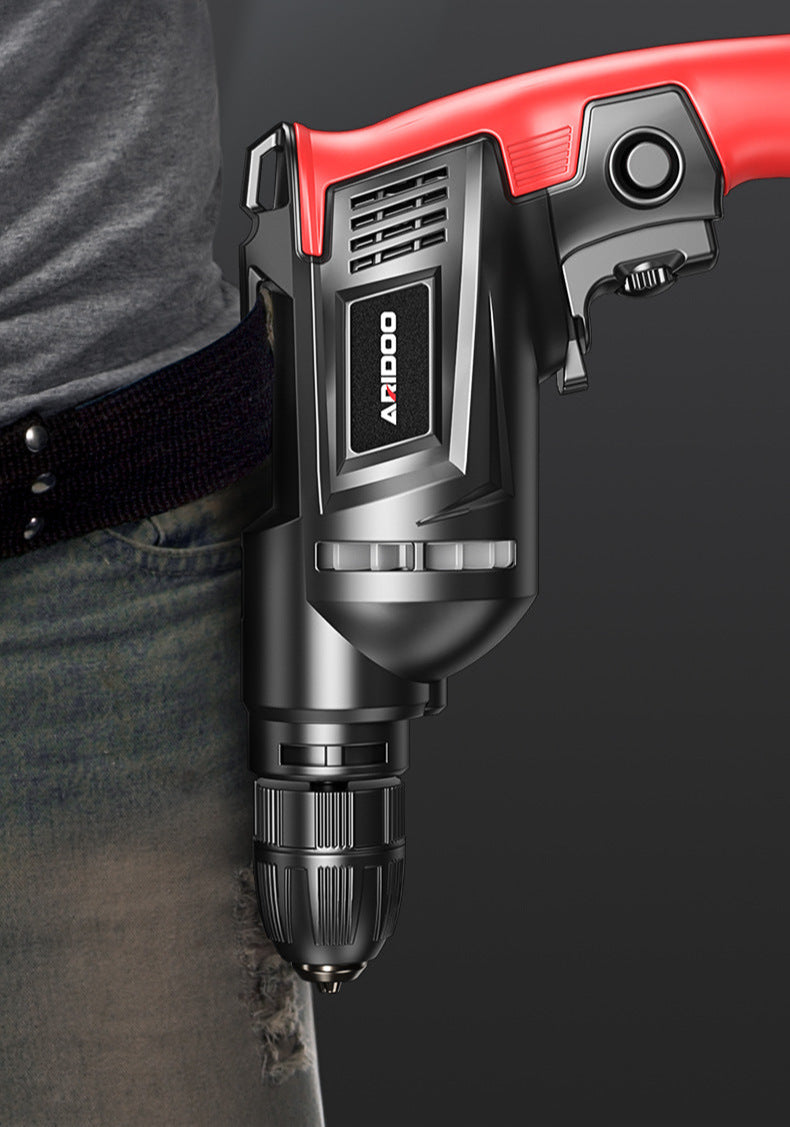 Electric Hand Drill 220V Impact Drill Household Punching Multifunctional Electric Switch Electric Screwdriver Tool Small Pistol Electric Drill