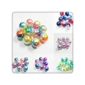 Newest  20mm 100pcs/bag Resin Rhinestone Glow In Dark Beads For Fashion Chunky Jewelry/Necklace