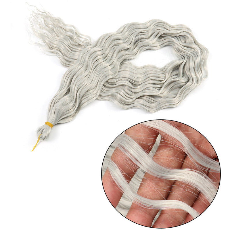 Foreign Trade Wig Crochet Hair Chemical Fiber Hair Bundle Deep Wave Twist Hair Cross-Border Ladies Dreadlocks Woven