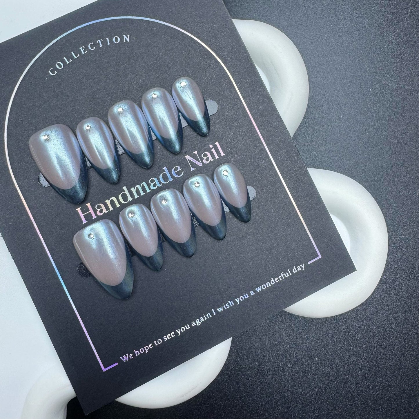 Wearable Nails Pure Handmade High-End Brightening Hot Girl Style Detachable Nail Tips