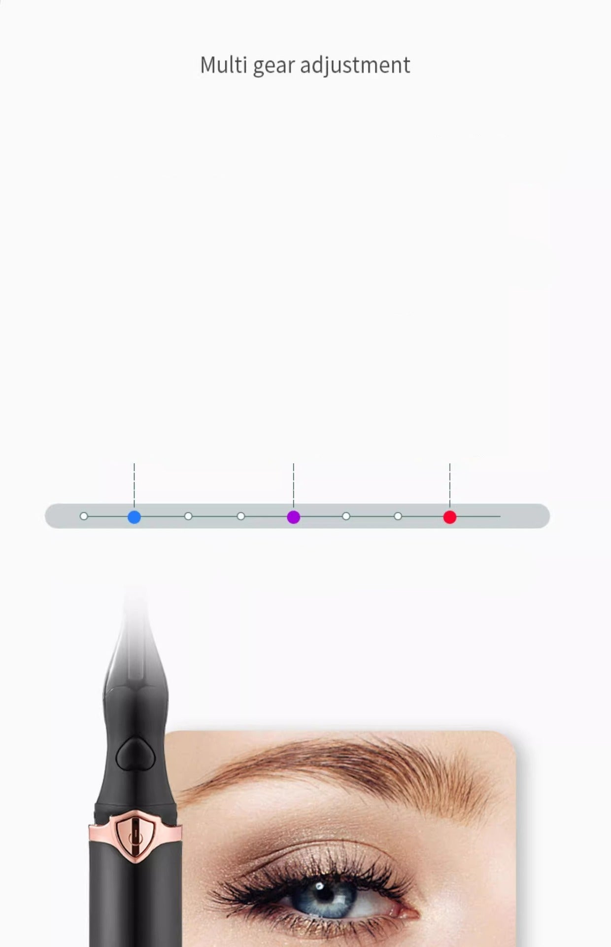 New Electric Eyelash Curler Rechargeable Heated Eyelash Shaping Curler Beauty Tool Electric Eyelash Curler