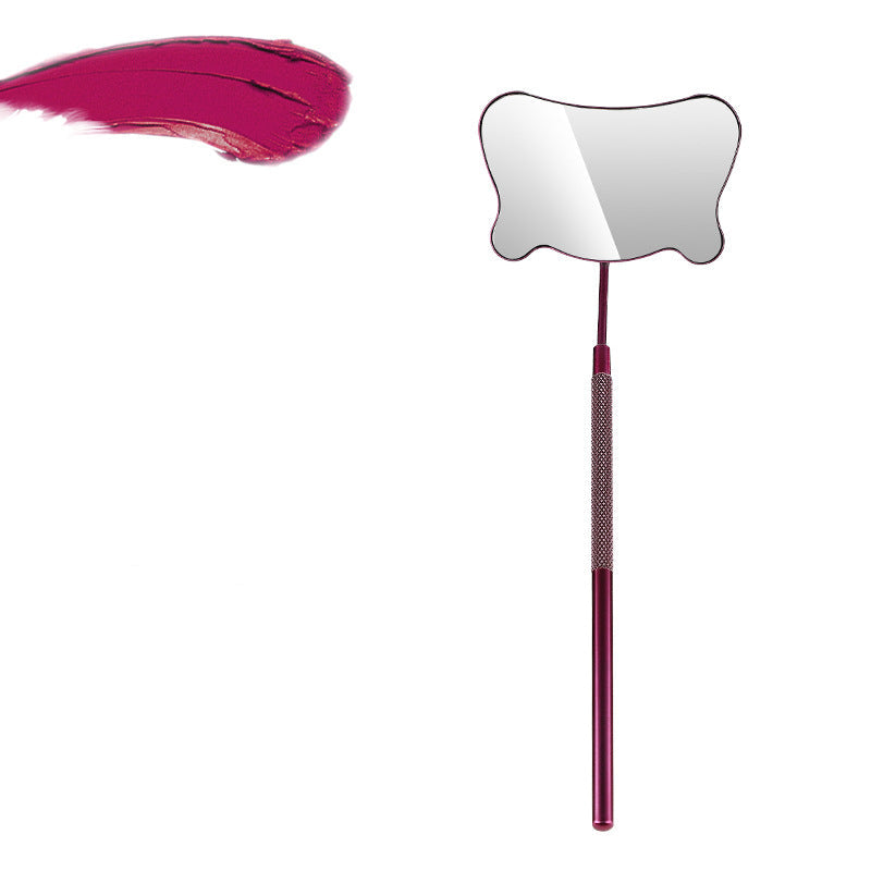 Hot-Selling Cross-Border Stainless Steel Grafting Flowering Auxiliary Tool Special Makeup Beauty Mirror Eyelash Inspection Mirror Eyelash Extensions