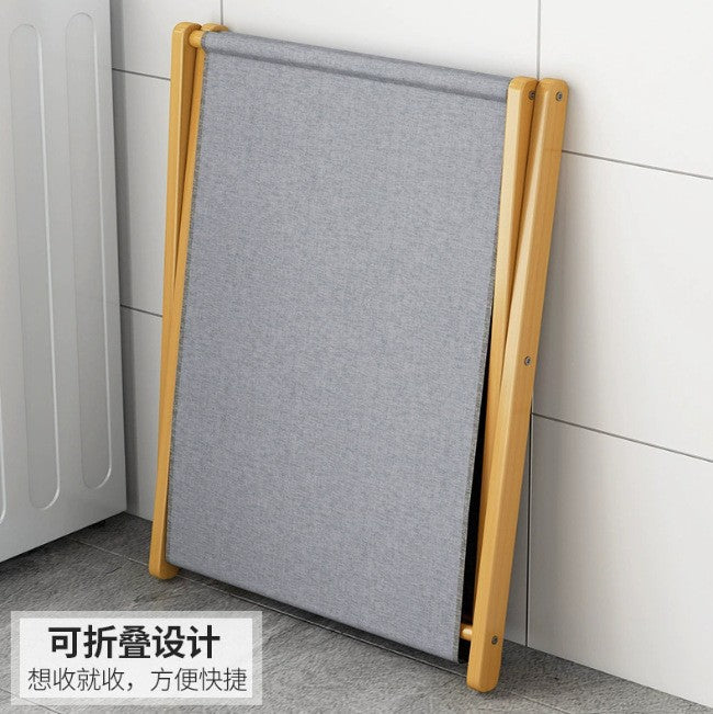 Storage Box Organizer Box Storage Box Light Luxury Clothes Storage Bag Home Daily Use Bamboo Frame