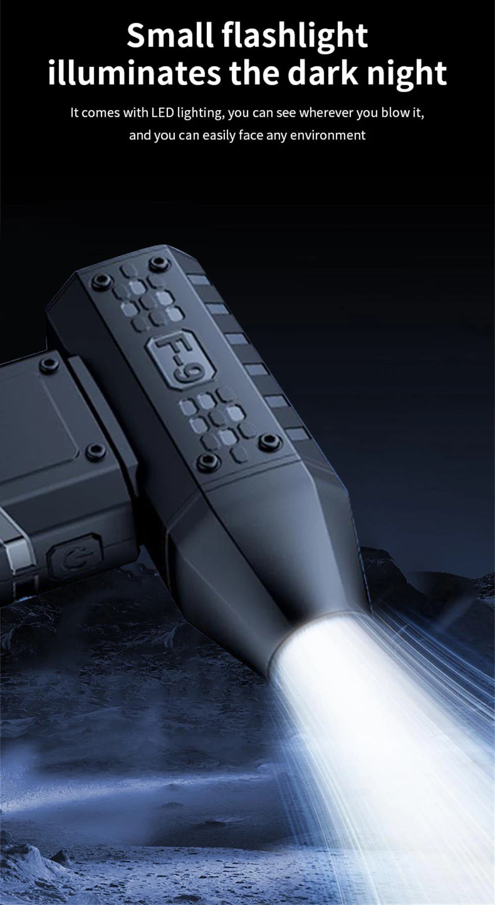 Mini Turbo Jet Fan Portable Handheld Violent Blower USB Rechargeable Strong Winds Speed Turbo Fan Outdoor Brushless Hand Fan