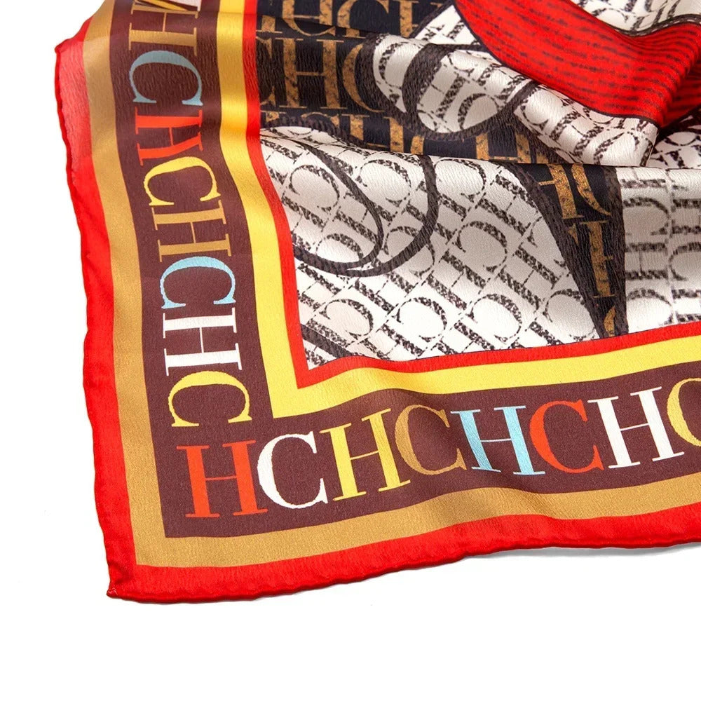 A Fashionable Style Silk Material 180-70cm Women's Silk Scarf Men's Decorative Sunshade Warm Lightweight Gift Box Packaging