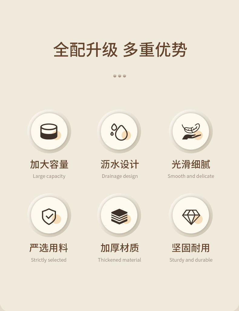 [Kitchen Good Stuff] Faucet Washing Basin Wash Fruit Drain Basket 2024 New Food Grade Jiang Yan Same Style