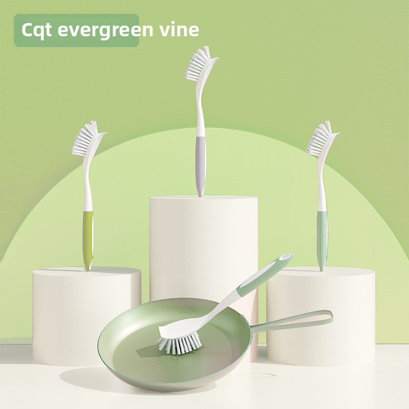 Washer Brush Plastic Multifunctional Kitchen Gap Cleaning Long Handle Brush Dishwashing Brush Pan Brush