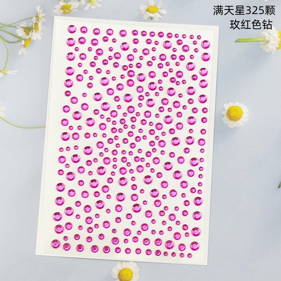 Glitter Gradient Butterfly Wing Tattoo Eye Corner Face Stickers Children's Eye Makeup DIY Stickers Fish Scale Performance Catwalk