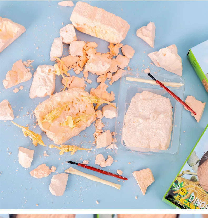 Educational Dinosaur Fossil Excavation Toys Archaeological Dig DIY Assembly Model For Children Boys Girls Birthday Xmas Gifts