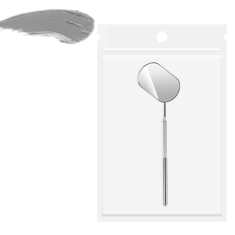 Hot-Selling Cross-Border Stainless Steel Grafting Flowering Auxiliary Tool Special Makeup Beauty Mirror Eyelash Inspection Mirror Eyelash Extensions