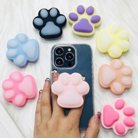 Grippopso Silicone Sockets Griptok Phone Holder Cat's Claw Finger Ring Holder Grip Stand Cellphone Accessories bracket