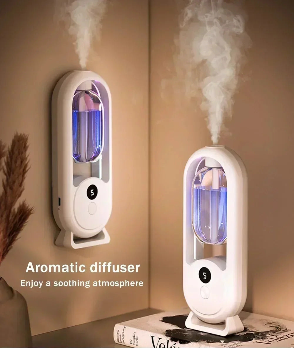 Automatic Fragrance Machine Essential Oil Diffuser Nebulizer Perfume Scent Machine for Kitchen and Toilet Home Deodorization
