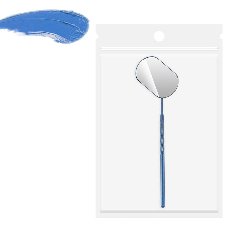Hot-Selling Cross-Border Stainless Steel Grafting Flowering Auxiliary Tool Special Makeup Beauty Mirror Eyelash Inspection Mirror Eyelash Extensions
