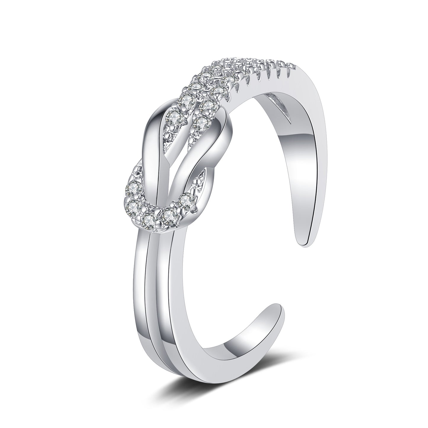 Cross-Border Amazon Japan and South Korea Open Ring Female Ins Index Finger Ring Niche Design S Trendy Fashion Simple Personality Ring