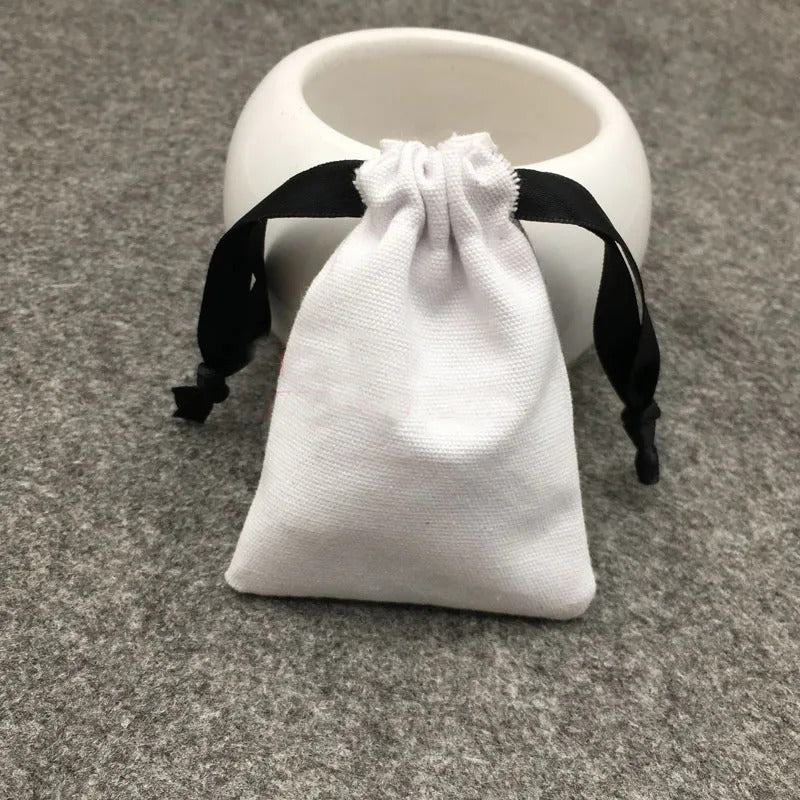 Jewelry Cotton Pouch 5x7cm 7x9cm 11x14cm Perfume Candle Packaging Dust Sack Eyelashes Makeup Drawstring Gift Bags