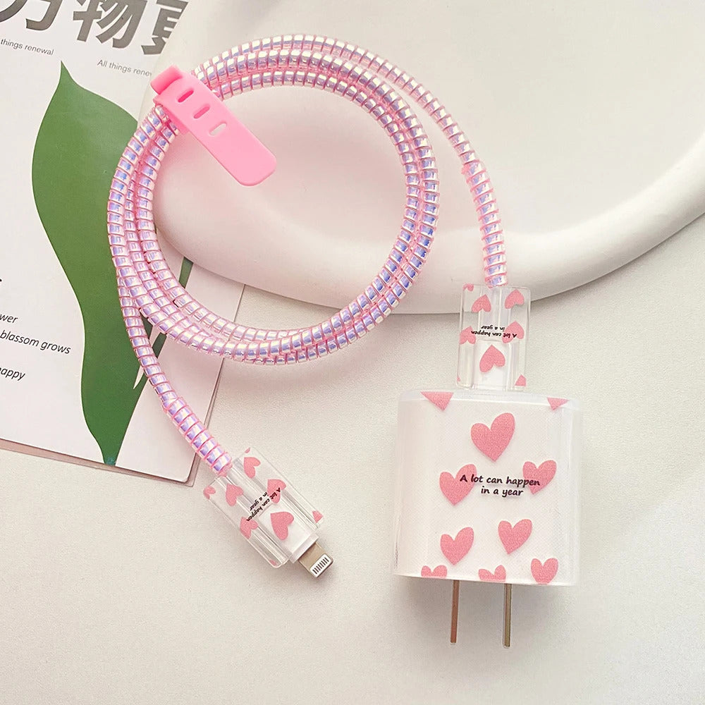 Case For Apple 18/20w Charger Protective Case is Applicable to IPhone 15/14/13/12 Pro Max Data Cable Head Bite Protector Shell