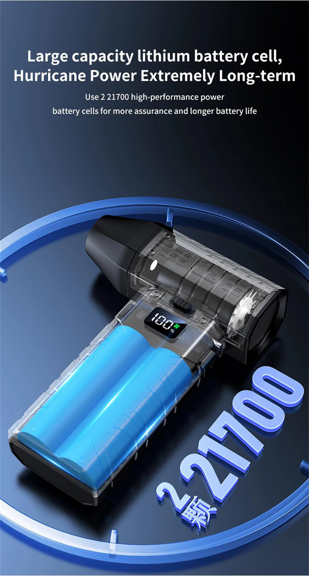 Mini Turbo Jet Fan Portable Handheld Violent Blower USB Rechargeable Strong Winds Speed Turbo Fan Outdoor Brushless Hand Fan