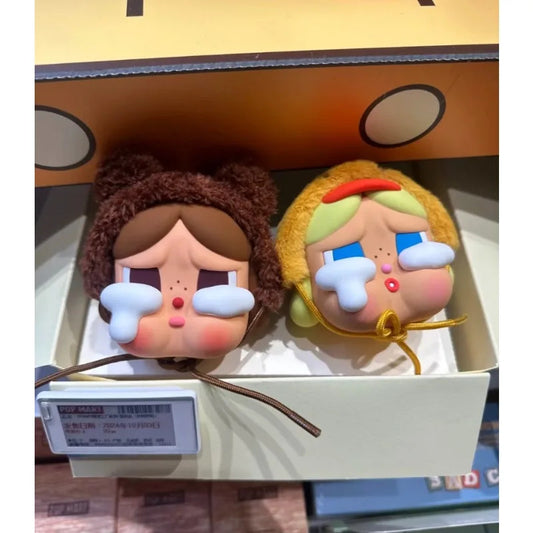 New Genuine Crybaby Series Action Figures Crying Duck Crying Duck Crying Bear Earphone Bag Kids Trendy Peripheral Fashion Gifts