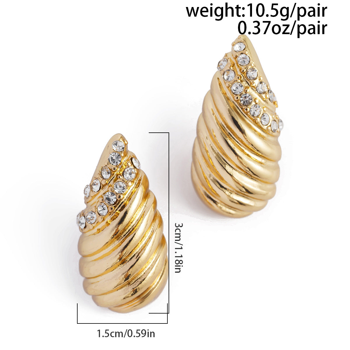 Personalized pleated hollow heart earrings various combinations of sunflower alloy earrings