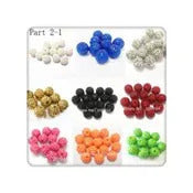 Newest  20mm 100pcs/bag Resin Rhinestone Glow In Dark Beads For Fashion Chunky Jewelry/Necklace