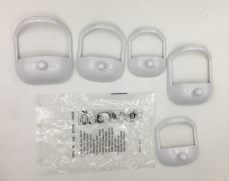 Cross-Border One Piece Dropshipping Beard Modeling Template 5-Piece Beard Modeling Template 5PCs Beard Guide 6