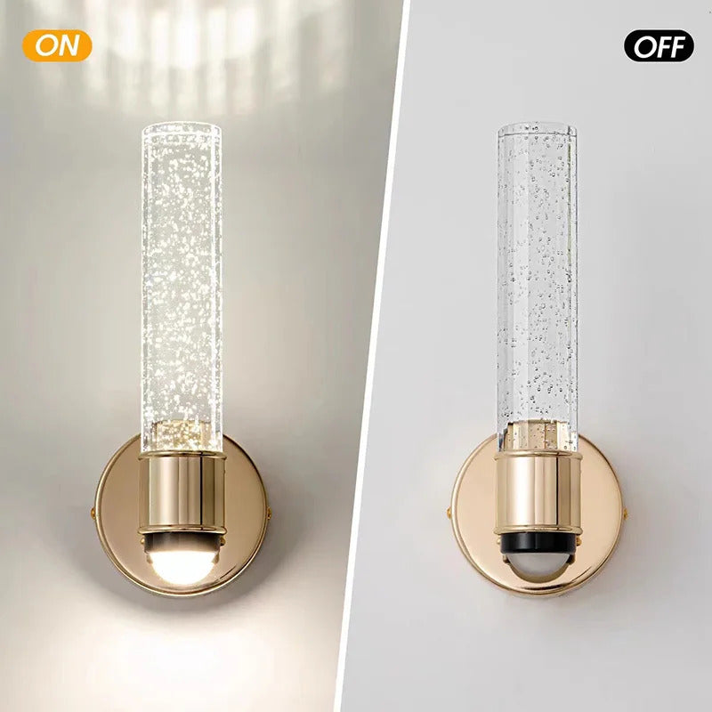 Modern Bubble Crystal Wall Lamps LED Wall Sconces Living Room Bedroom Bathroom Corridor Aisle Indoor Decor Home Hanging Lights