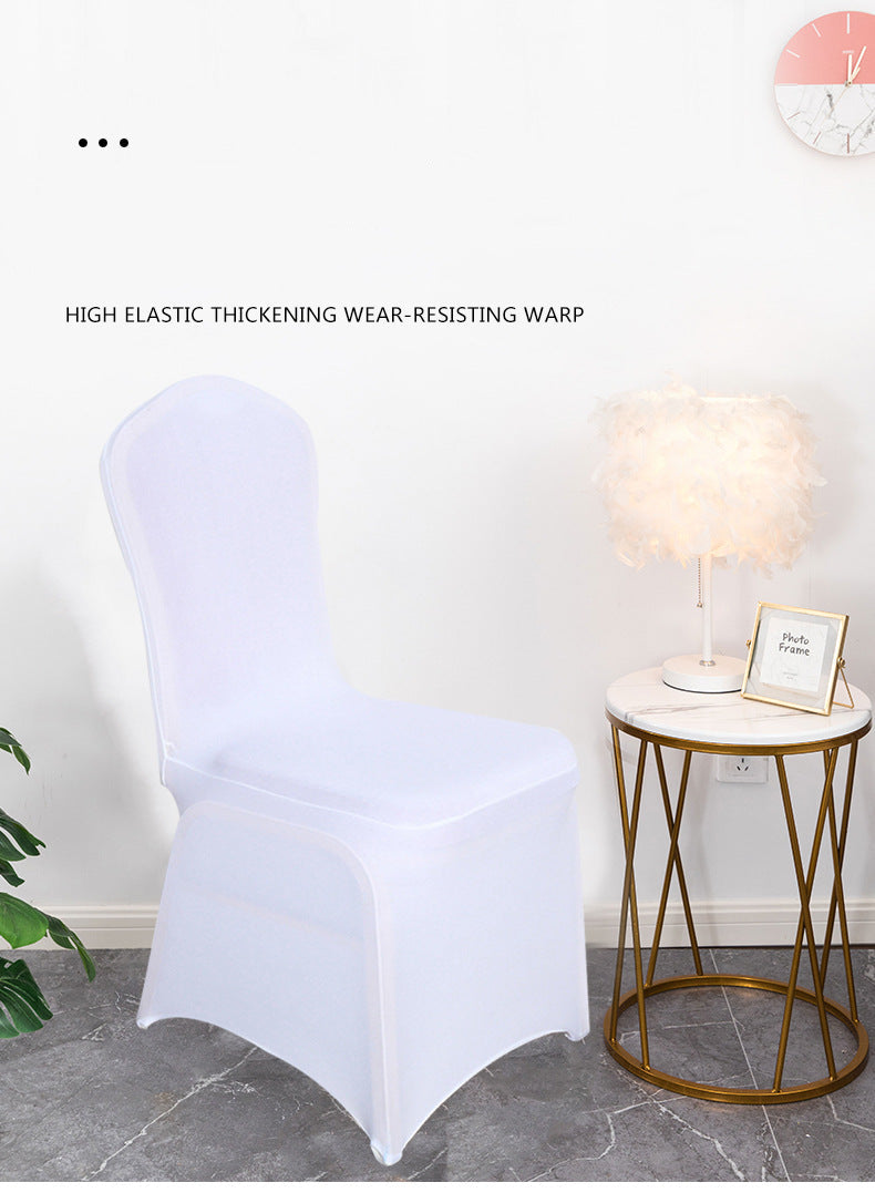Chair Cover Chair Slipcover High-End Feel Universal Elastic Full-Coverage Wedding Hotel Non-Slip Chair Cover
