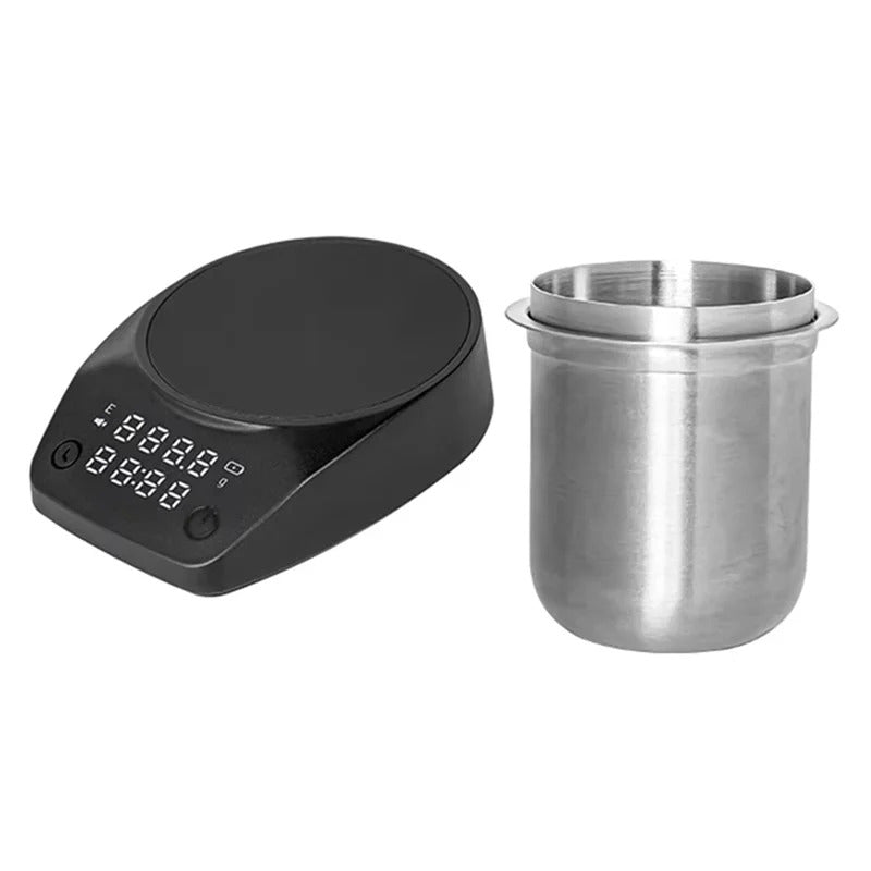 ABBK-Compact Digital Coffee Scale With Timer,High Precision Weighing & Timing For Perfect Brew,Essential For Home,Coffee Shop