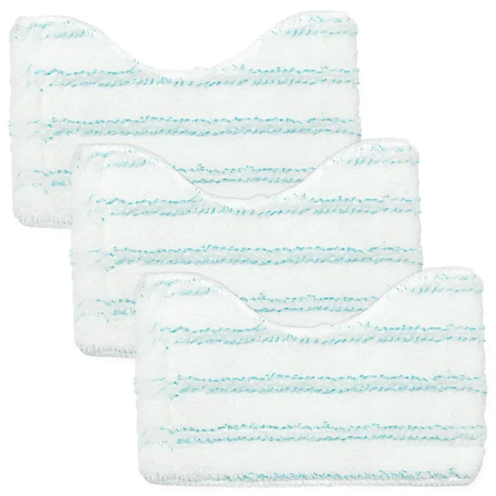 Microfiber Rags Cover for Leifheit Tile and Bathtub Wiper, Flexible Pad, Dry and Wet Usage, Mop Floor Clean Cloths, 3PCs