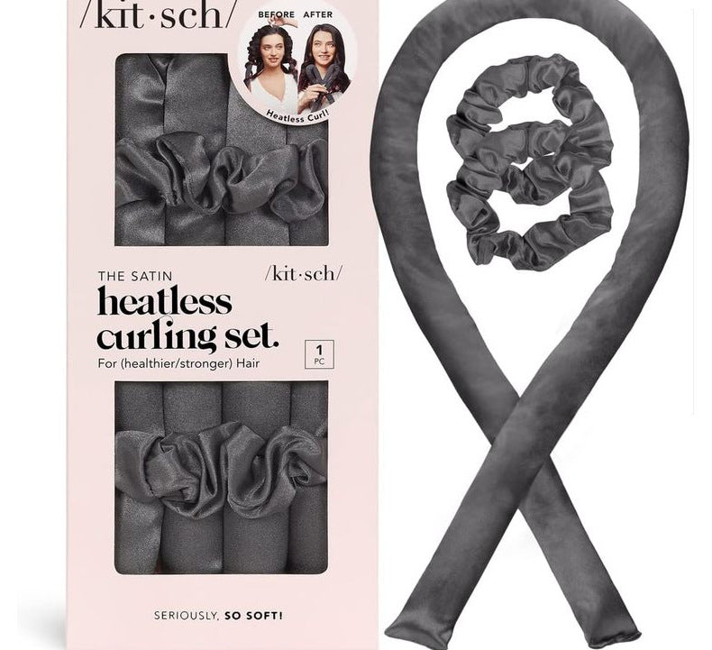 Factory Direct Supply New Satin Heat-Free Hair Curler Set Sleep Hairdressing Lazy Tie-Dyed Curly Plate Hair Curler