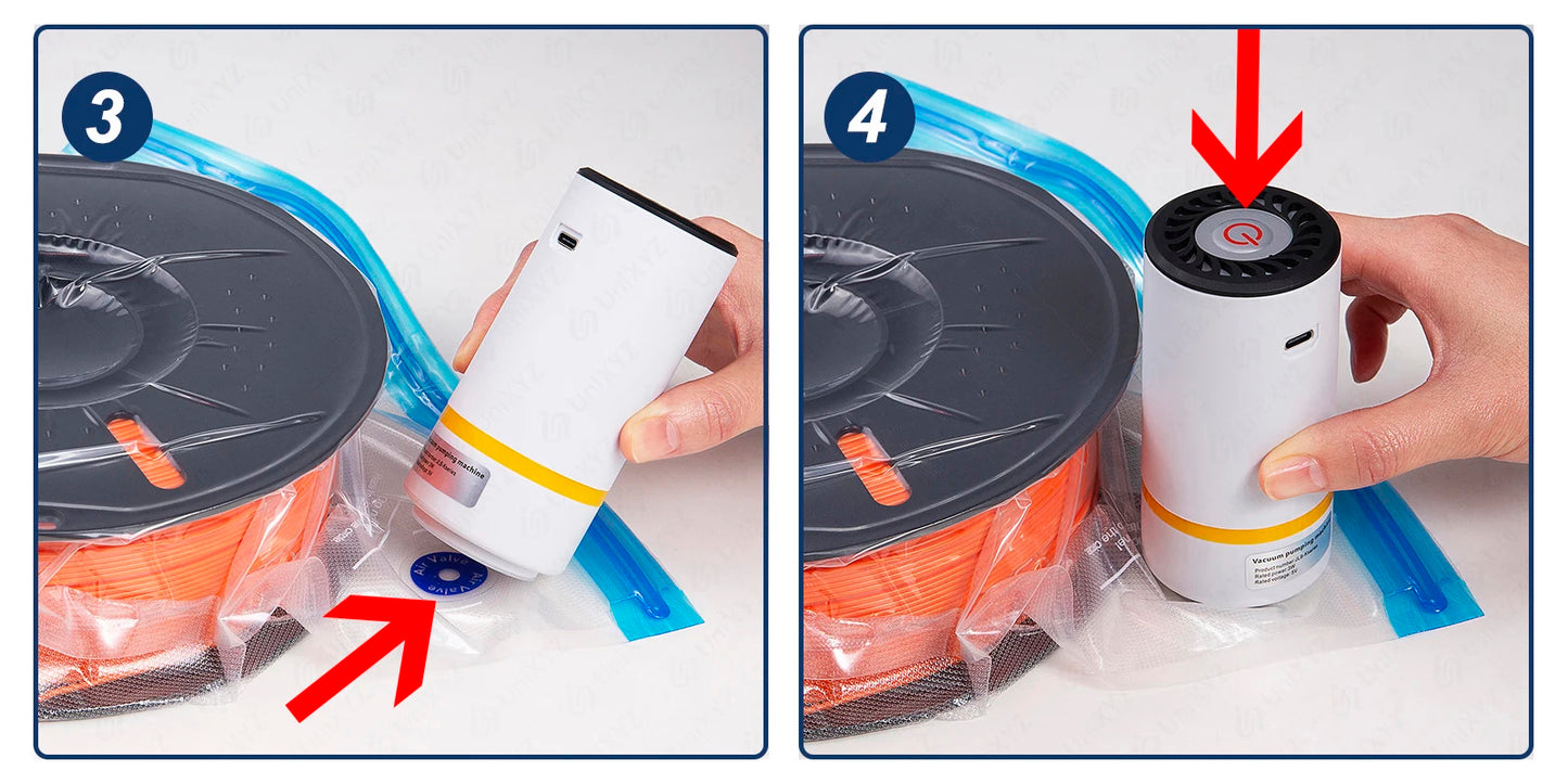 3D Printer Filament Storage Bag PLA ABS PETG Vacuum Bag Dryer Safekeep Humidity Resistant Sealing Bags Keep Filament Dry Sealed