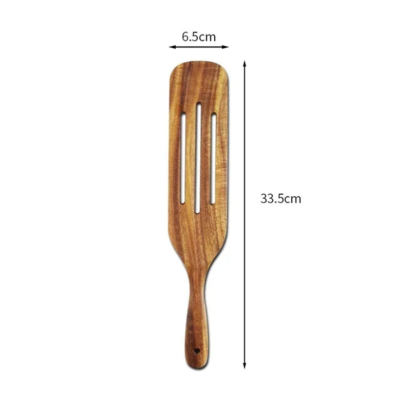 Wooden Rice Spoon Spatula Steak Fry Sauce Non-Stick Cooking Tools Spatula  Accessoires De Cuisine  Cooking Accessories